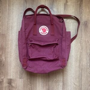 Fjallraven Kanken Backpack Bag In Ox‎  Red Unisex